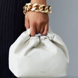 DeMellier Tan Gathered Shoulder Bag